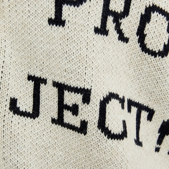 Knitted Cropped Vest, Patterned Sleeveless - Picture 4 of 9